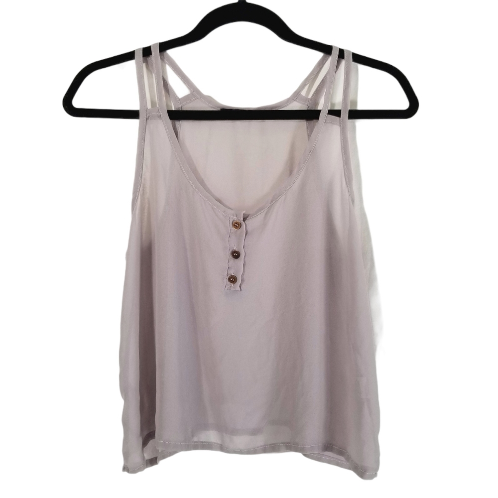 Brandy Melville Lilac Double Strap Tank